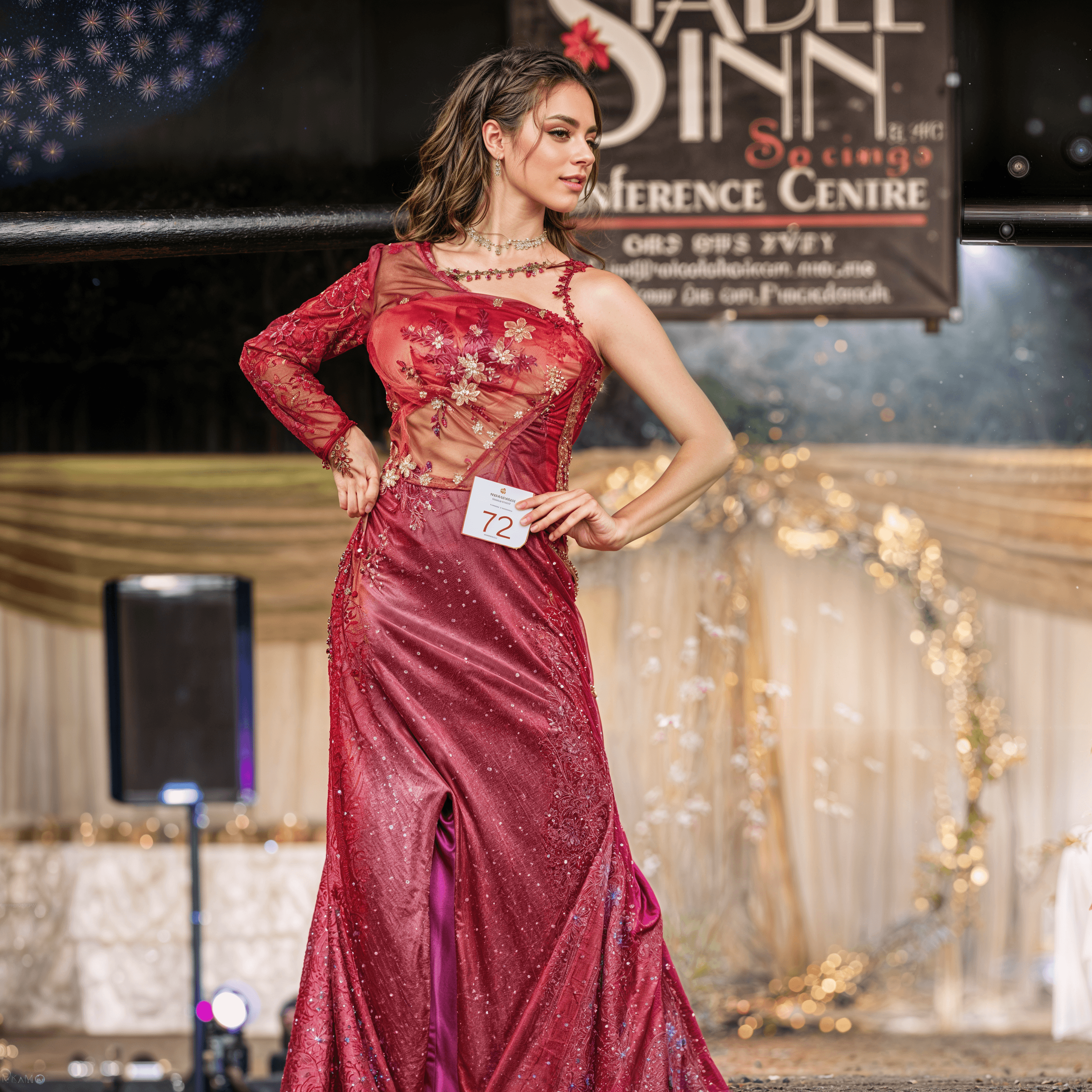 Red Gown — Stage